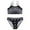 Z2 Black, variant on Girls Swimsuit Size 7-8 Bow Floral Strap Beach Swimwear Bikini Set Bathing Suits For Girls