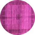 thumbnail image 1 of Ahgly Company Indoor Round Abstract Pink Modern Area Rugs, 7' Round, 1 of 4