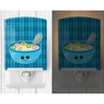 thumbnail image 2 of Caroline's Treasures BB6845CNL Blue bowl of Cereal Ceramic Night Light, 6x4x3", multicolor, 2 of 2