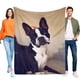 thumbnail image 1 of Terrier Boston anti-pilling, suave, ligera, esponjosa y acogedora de lujo para hogar y cocina – Perfecta para niños y adultos,100X80cm, 1 of 6