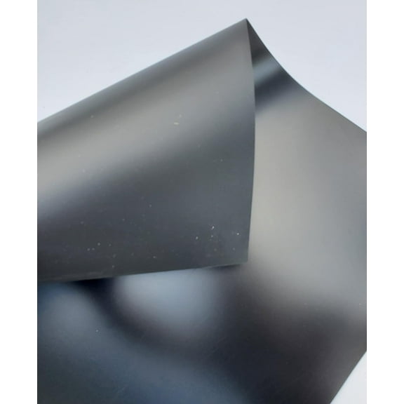 X 47 3/4" X 0.030" Black HDPE (High-Density Polyethylene)…