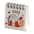 thumbnail image 1 of Calendario con patrón de niña 2022, minicalendario de escritorio de oficina con papel volteado, suministros escolares, 1 of 5