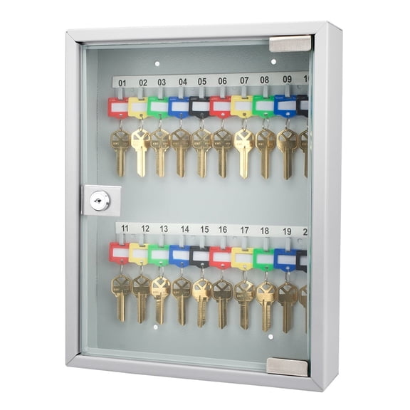Winbest New Barska Key Cabinet Lock Box with Glass Door (20 Keys)