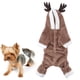 thumbnail image 1 of Otoño Invierno Coral Fleece Espesar Botón Cálido Lindo Traje de Navidad Ropa para Gatos Perros, 1 of 14