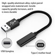 thumbnail image 2 of Tholdsy Adaptador Convertidor regresivo Aluminio Nylon Cables duraderos de larga duración Computadora liviana Disco en U Tabletas Electrónica USB2.0, 2 of 6