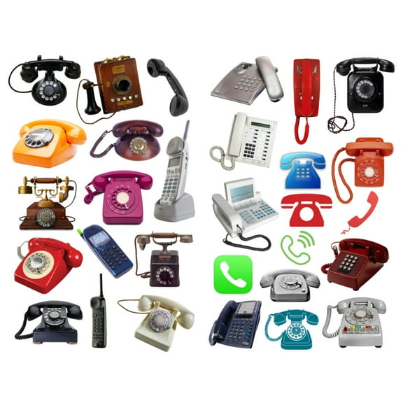 Vintage Phone Aesthetic Sticker Pre-cut Cute Diary Travel Paper Journal Stickers Scrapbooking Stationery Sticker Flakes Art Supplies