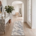 thumbnail image 7 of GENIMO 2'x10' Runner Rug, Washable Non Slip Soft Abstract Hallway Runner for Kitchen Entryway Laundry Room, Blue Greige, 7 of 7