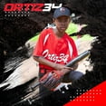 thumbnail image 4 of Ortiz34 Youth T-Ball Set, 25" Aluminum Bat (-10 Drop), Foam Core T-Ball, 9" Lightweight Glove, Graffiti Print, 4 of 5