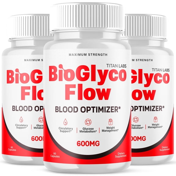 BioGlyco Flow Advanced Formula Blood Support for Health and Wellness Bio Glyco Flow 180 Capsules