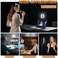 thumbnail image 7 of KALCINTY Ring Light with Stand, 6‘’ Ring Light for Computer and Laptop Monitor Clip on, Desk Ring Light for Remote Working, Zoom Call, Live Streaming and Video Conferencing, 7 of 7
