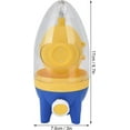 thumbnail image 2 of ABCISI Egg Scrambler Shaker, Yolk Mixer, Portable Golden Egg Maker, Manual Egg Shaker, Egg Spinner Scrambler, Egg White and Yolk Spinning Mixer with Pull Rope to Make Hard Boiled Golden Eggs (Blue), 2 of 7