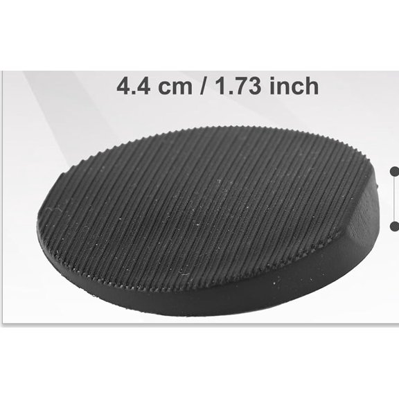 EXHUMKY BERTDOMD 30pcs Black Rubber Table Shims Furniture Levelers Adjustable Height Non Slip for Uneven Floors Simple Design