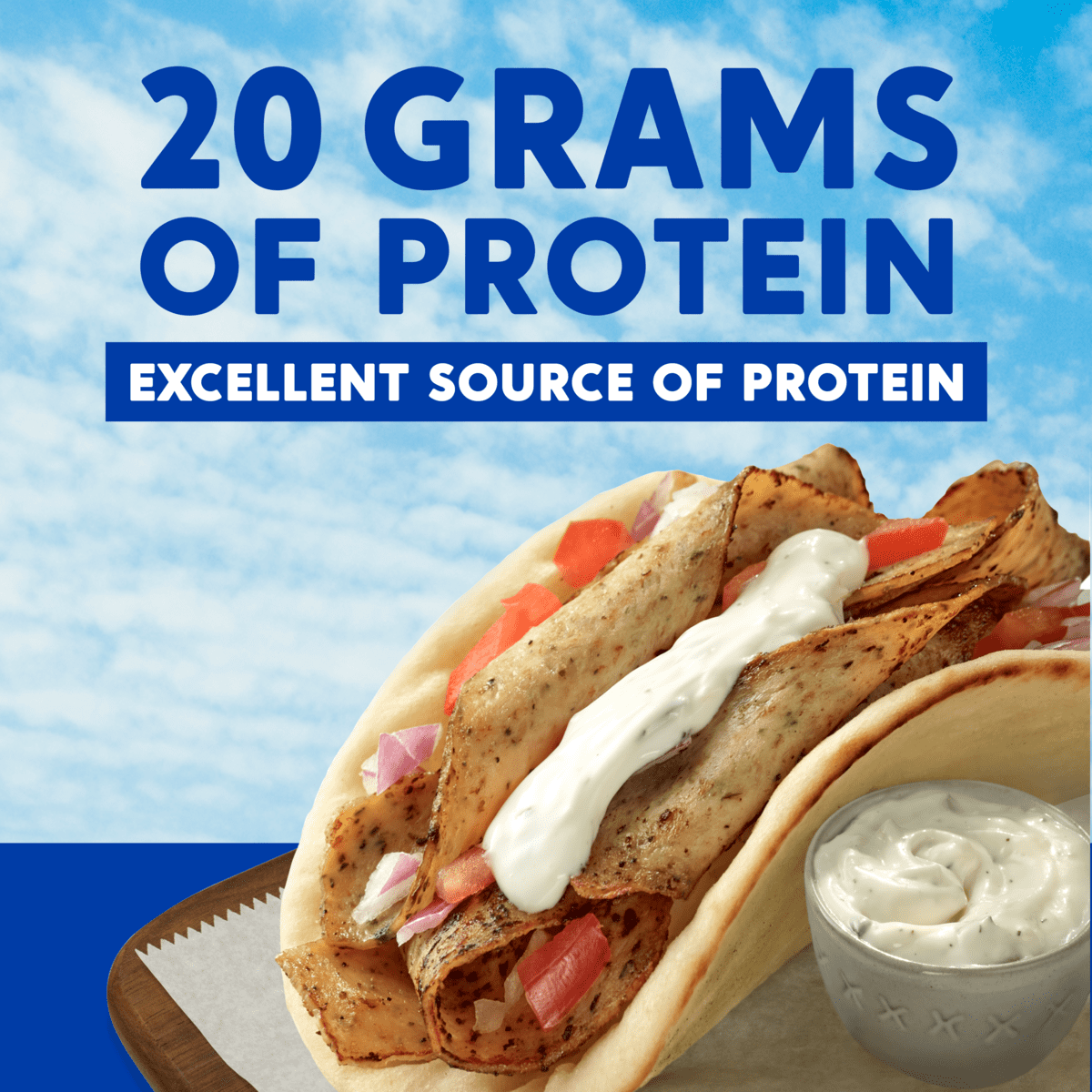 Opaa! Premium Mediterranean Chicken Gyros Sandwich Kit 19.8oz, Frozen