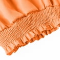 thumbnail image 5 of Girls Crop Tops Off Shoulder Bell Long Sleeve Chiffon Blouses Ruffle Smocked Hem Cute Spring Fall Clothes, Orange 5-6 Years, 5 of 8