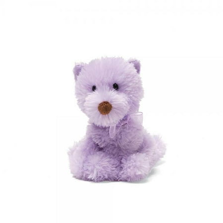 gund chic pets - purple dog 5 beanbag