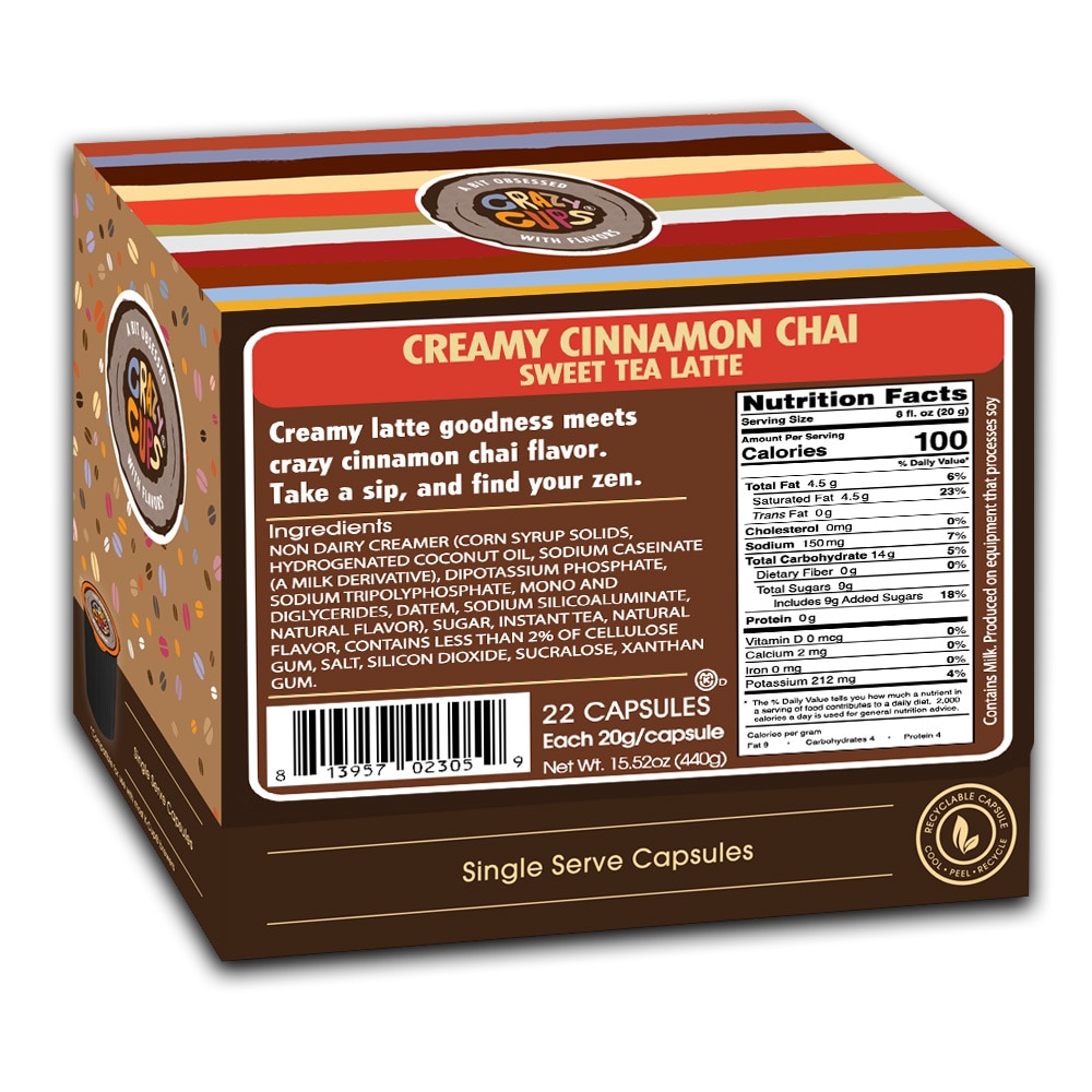 Creamy Cinnamon Chai Tea by Crazy Cups