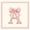 Pink A, variant on Feelyou Retro Rose Bow Letter D Print Twin Comforter Sets for Girls, Cute Polkadots Ribbon Bedding Set, Yellow Pink, Pink Reversible, 2pcs