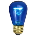 thumbnail image 4 of Set of 25 Incandescent S14 Blue Christmas Replacement Bulbs, 4 of 6