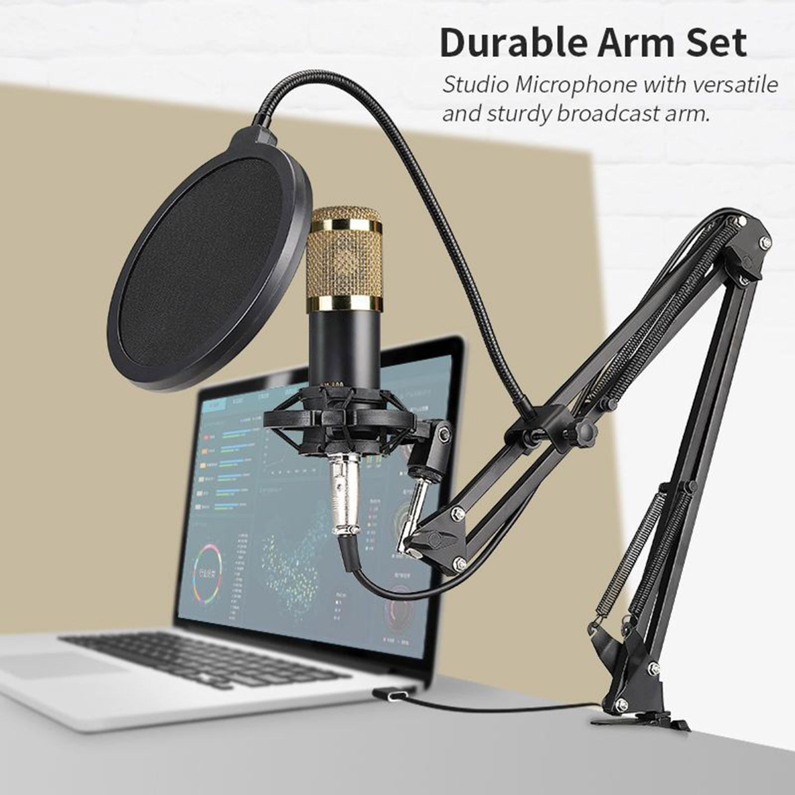 7829 Clear, Plosive-free Vocal Performance Condenser Microphone Zinc Alloy Mic