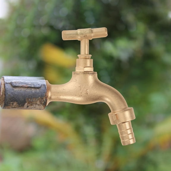 LOLIPPYY Zinc Alloy Outdoor Water Spigot Valve for Garden Laundry Bathroom Use, 1 Piece Faucet