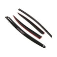 thumbnail image 2 of Tuningpros WD2-222 Outside Mount Window Visor Deflector Rain Guard Dark Smoke 4 Pcs Set For 2006-2011 Honda Civic Sedan, 2 of 5