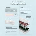 thumbnail image 3 of 68 Key Mechanical Keyboard USB Wired RGB Backlight LED Red Switch Keyboard for Game PC Laptop Office, 3 of 8