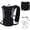 Black, variant on Running Vest for Women Men, Adjustable Hydration Backpack Breathable Reflective with 1.5L Water Bladder for Hiking, Trail, Running, Marathons, Cycling