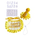thumbnail image 4 of Lhujing Pet Party Accessories Pet Birthday Party Costume Set-Hat and Scarf Cute Hat Bib Saliva Towel Funny Photography Props, 4 of 9