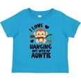 thumbnail image 3 of Inktastic Monkey I Love Hanging out with My Auntie Boys or Girls Toddler T-Shirt, 3 of 5