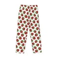 thumbnail image 5 of Xecao Hand Drawn Strawberry Men's Straight Lounge Pajama Pants: The Ultimate in Comfortable Sleepwear, 5 of 9