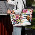 thumbnail image 7 of Kdxio Bird and Floral for Beach Bag for Women Large Beach Tote Bag Waterproof Sandproof Swim Bag with Zipper Pockets Beach Vacation Travel, 7 of 7