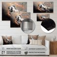 thumbnail image 4 of Designart "Alabaster Sprinting Equine" Animals Horse Metal Art Living Room, 4 of 5