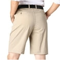 thumbnail image 3 of BLCHUNen Mens Dress Shorts Cotton Button Zipper Waist Breathable Business Shorts with Pockets, 3 of 3