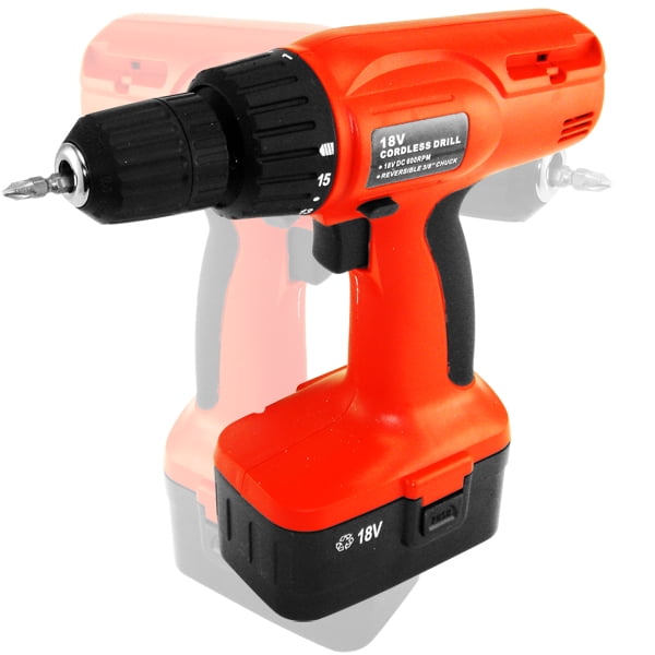 18 Volt Cord Less Drill Driver Cordless Battery Operated