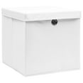 thumbnail image 4 of vidaXL Storage Box Set of 4 Black Non-woven fabric 11 in Foldable, 4 of 69