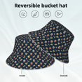 thumbnail image 2 of Fotbe Fastfood Sombrero Tipo Pescador con Estampado – Sombrero de Sol de Algodón de Moda para Playa, Golf, Pesca, 2 of 6