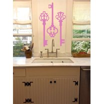 Antique Skeleton Keys Removable Home Wall Decal Stickers