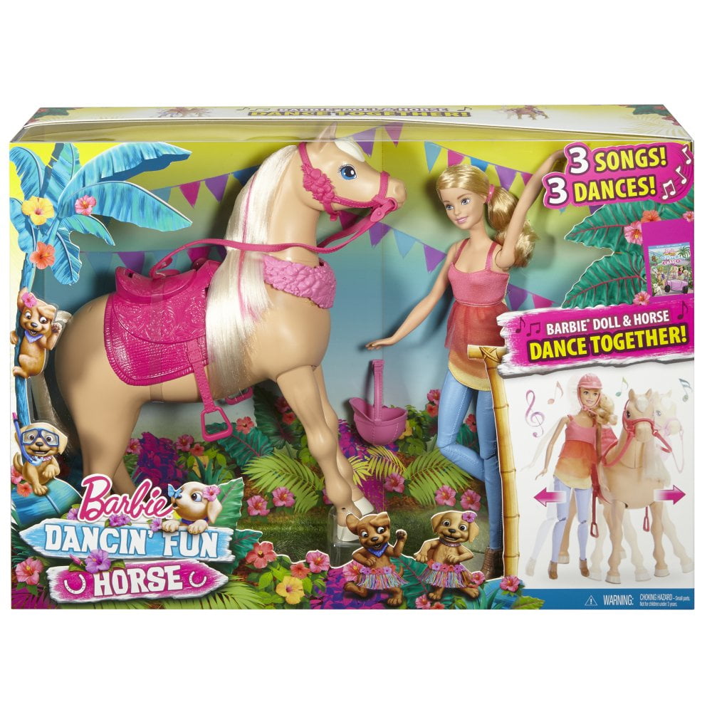 Barbie Dancin' Fun Horse from the Barbie \u0026 Her Sisters Puppy Chase Movie | DMC30 - Walmart.com - Walmart.com