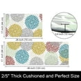 thumbnail image 4 of MeyJey Anti Fatigue Kitchen Rugs and Mats, 2 PCS Non-Slip Waterproof Runner Rug and Mat Set, White/Yellow/Red, 4 of 10