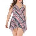 thumbnail image 2 of LSLJS Maillot de Bain de Plage Décontracté Rétro à Imprimé pour Femme Grande Taille Bikini, 2 of 9