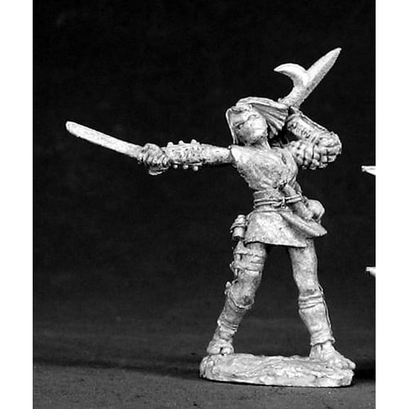Reaper Miniatures Kiri, Female Ninja #02534 Dark Heaven Legends Unpainted Metal