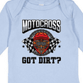 thumbnail image 4 of Inktastic Motocross Dirt Biking Got Dirt Boys or Girls Long Sleeve Baby Bodysuit, 4 of 5