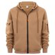 thumbnail image 1 of MHFRRA Sudaderas con Capucha y Cremallera para Hombre Sudadera Informal con Capucha y Bolsillos En Los Brazos Ideal para Actividades Al Aire Libre Cómoda y Elegante para Otoño E Invierno Caqui, 1 of 6