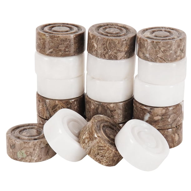 Set de figuras a cuadros Radicaln Marble Oceanic & White, 3 cm