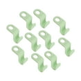 thumbnail image 3 of Toystoory 10 perchas resistentes para ahorrar espacio en armarios, para pantalones, gorras y abrigos, fiables y eficientes Almacenamiento y organización del hogar Verde 5x2 cm, 3 of 6
