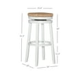 thumbnail image 4 of Powell Morgan Barstool White, 4 of 8