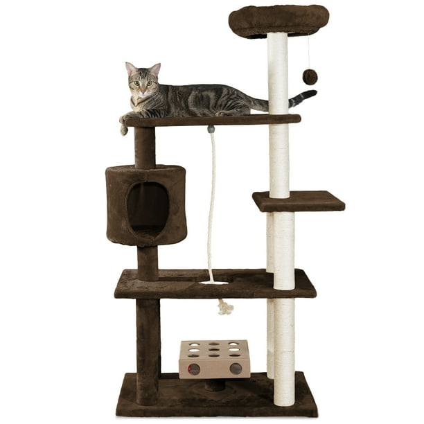 FurHaven Pet Cat Tree Tiger Tough Cat Tree House Furniture for Cats