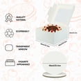 thumbnail image 2 of 30pcs Cake Boxes and 30 Pack 10 Inch Round Cake Boards,10x10x5 Inches White Square Bakery Boxes with Window Cajas Pasteles for Cookies Pies Cupcakes Pastry, 2 of 4