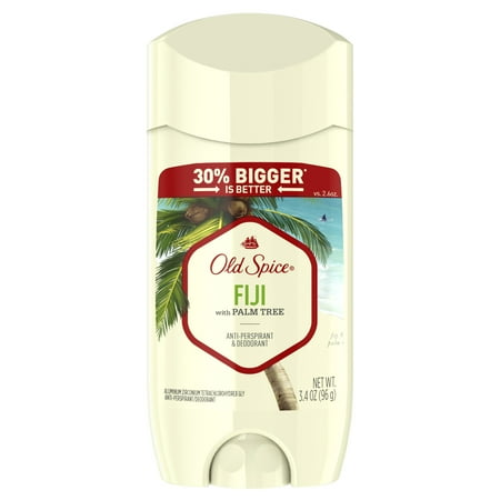 Old Spice Invisible Solid Antiperspirant Deodorant for Men, Fiji, 3.4 oz