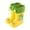 Yellow-C, variant on ibiyuan Rain Shoes Kids Waterproof Boots Flexible Cute Printed Natural Rubber Toddler Rainboots Adjustable Drawstring Non- Outdoor Hunting Rainboots Easy-On,9-9.5 Years